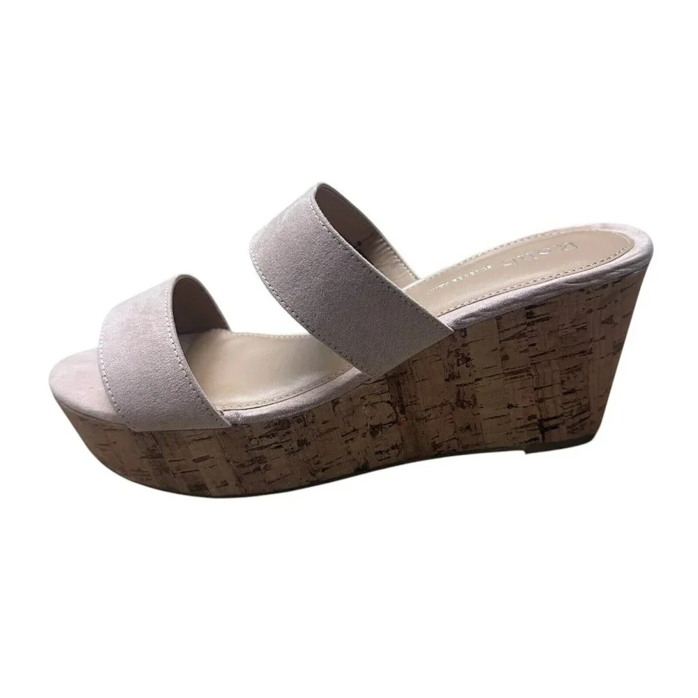 Women's Rohb by Joyce Azria Casablanca Platform G70 Sandals Pink Size 12 Medium - Picture 11 of 16